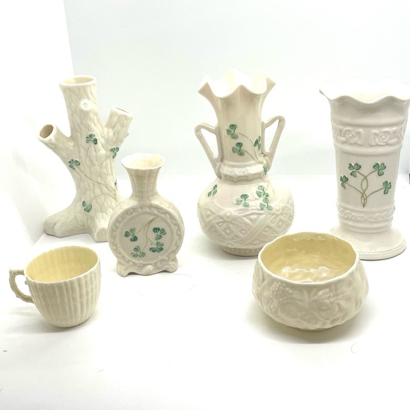 Lot of Collectible Belleek Porcelain Items